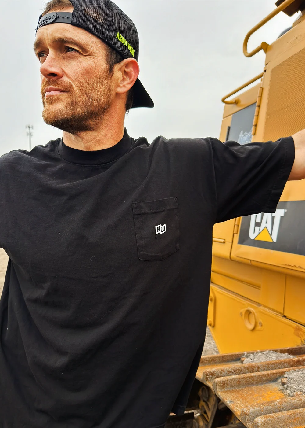 Days Pay Black Pocket T Shirt - Image 4