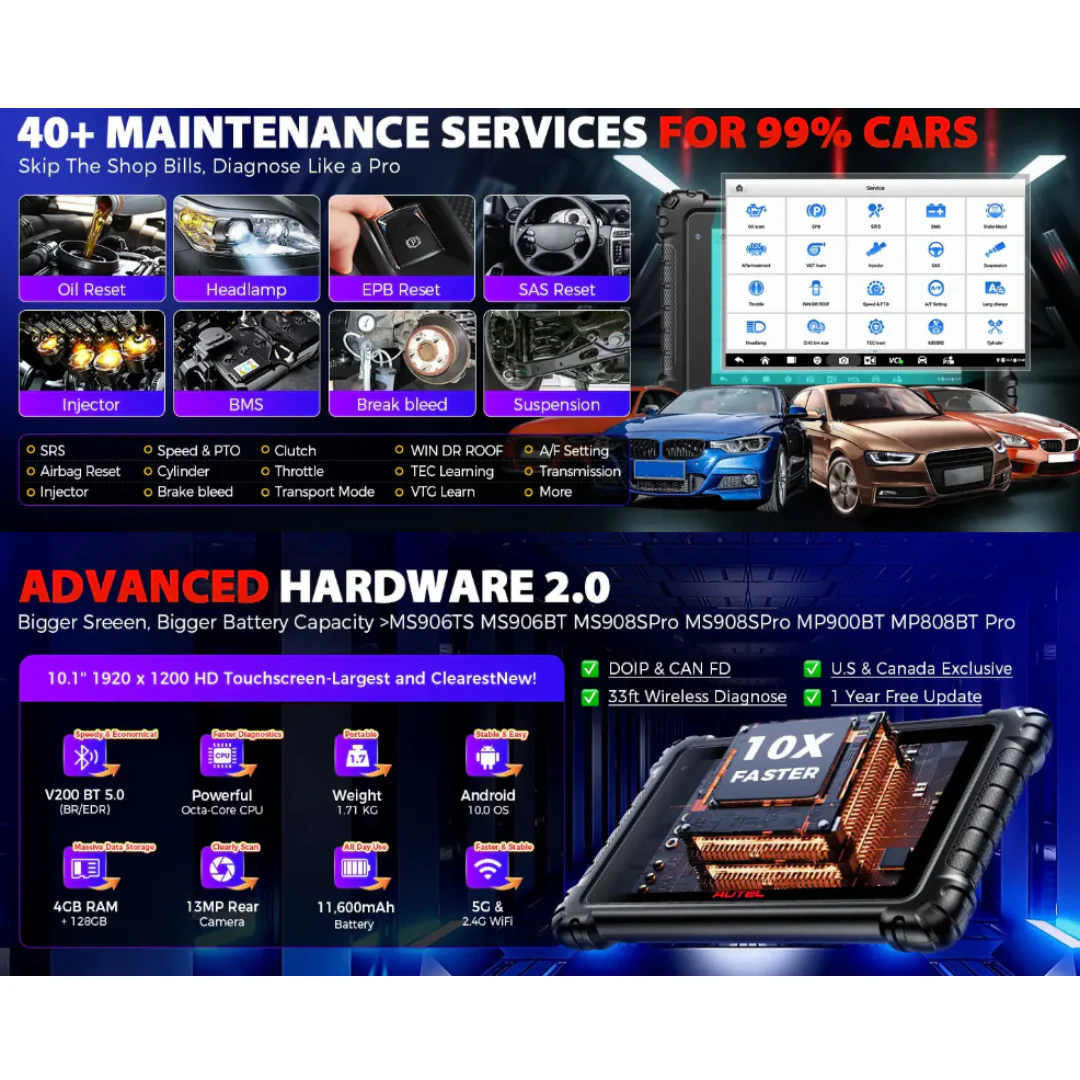Autel MS906MAX & MX900 Automotive Diagnostic Kit - Image 3