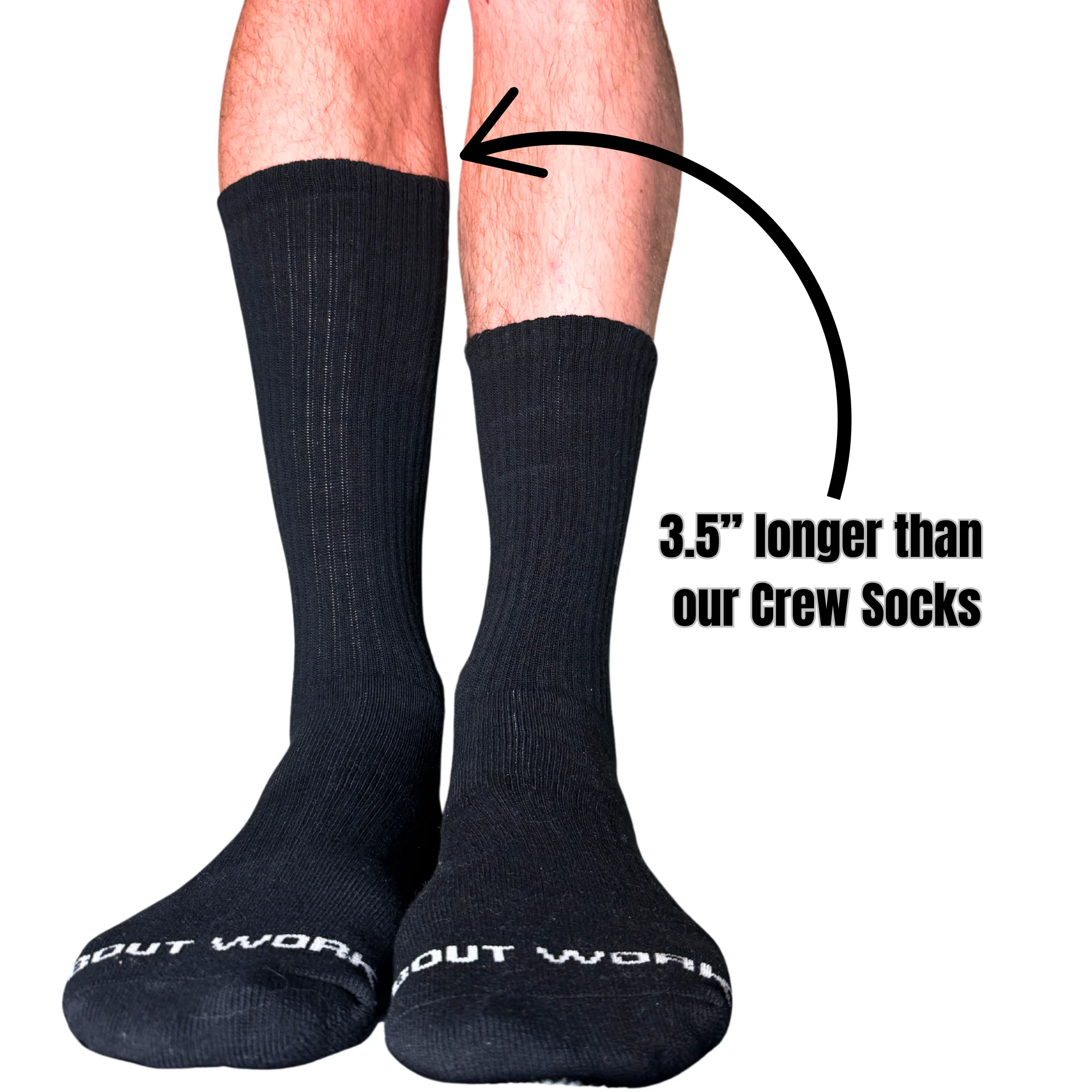 Boot Length Cotton Work Socks - Image 4