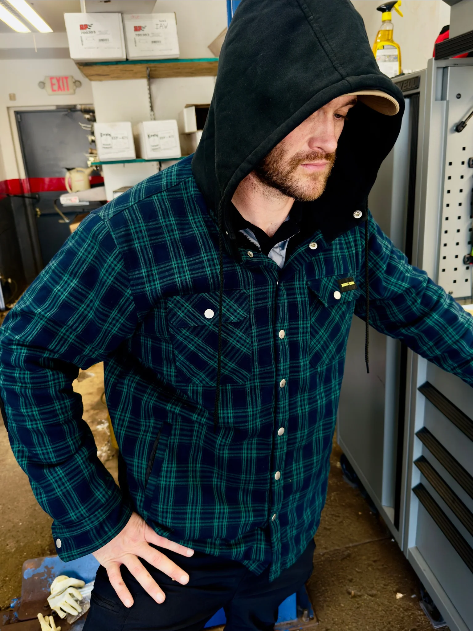 Cold Shop Sherpa Flannel Jacket - Image 4