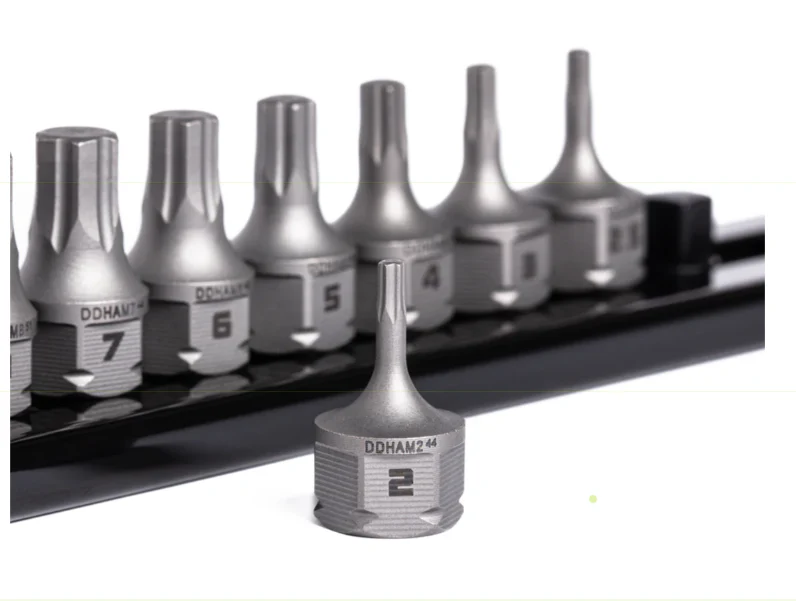 GRIPEDGE 10-PC RPT 1/4'' Drive Low-Profile Metric Hex Dual Action Driver Bit Set Part #DDHAM10S - Image 3