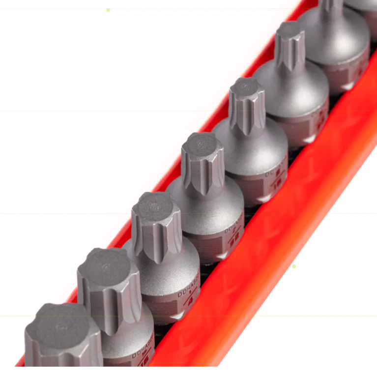 GRIPEDGE 10-PC RPT 1/4'' Drive Low-Profile SAE Hex Dual Action Driver Bit Set Part #DDHAS10S - Image 3