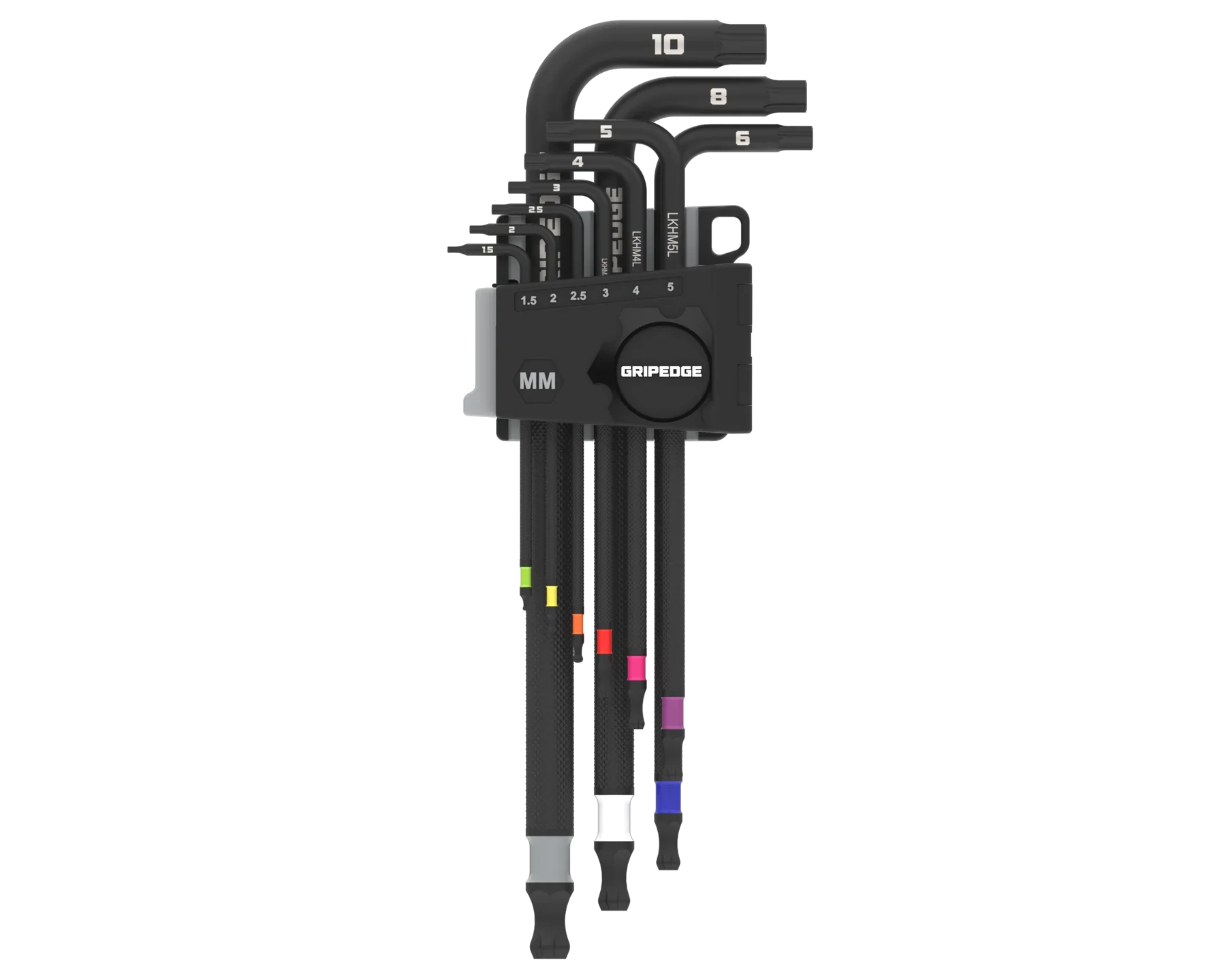 GripEdge 9-PC RPT Long Metric Hex Key Set - Image 4
