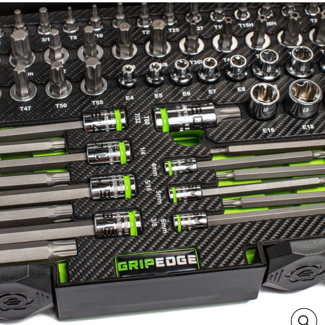 GripEdge Master Hex & Star Driver Set & 132 pc Multi-Bit Set PROMO - Image 2
