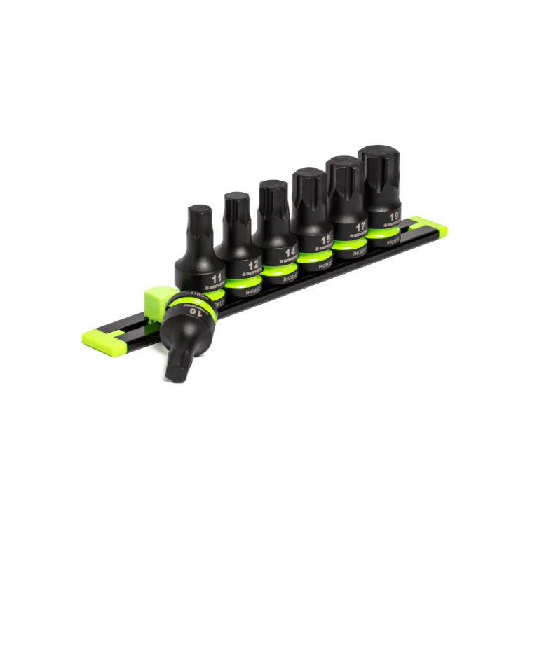 GRIPEDGE RPT Impact Hex Driver Set - 7-Pc 1/2’’ Drive Short Metric Part #IHCM7S - Image 4