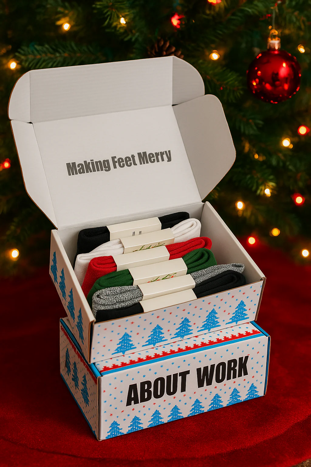 Holiday Sock Bundle Box