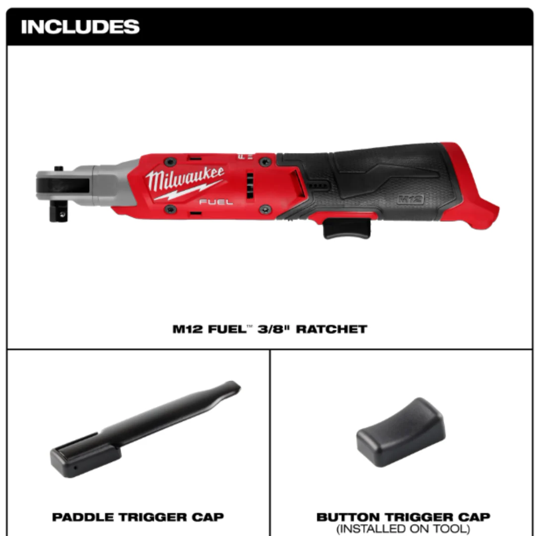 M12 Fuel 3/8" Ratchet 3053-20 with Free 2.0 Battery Pack - Image 5
