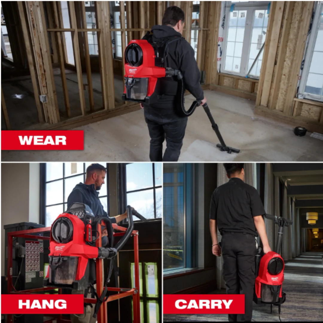 M18 FUEL 3-in-1 Backpack Vacuum 0895-20 with Free XC5.0 Battery - Image 4