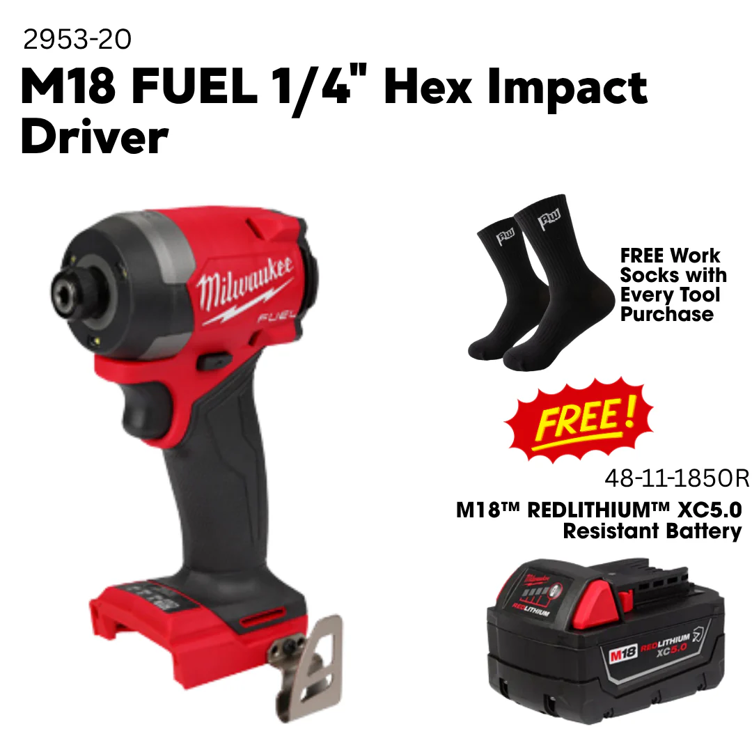 Milwaukee M18 FUEL 1/4" Hex Impact Driver