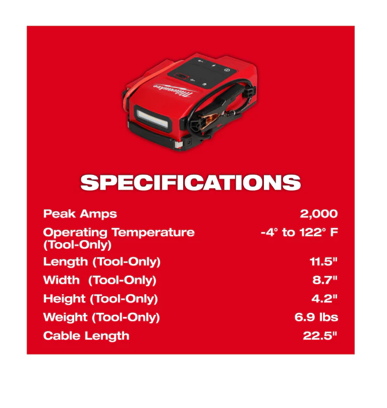Milwaukee M18 Hot Shot Jump Starter - Image 5