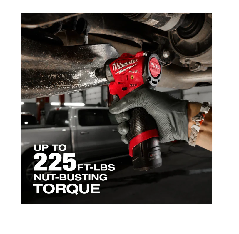 Milwaukee Tools M12 FUEL™ 3/8" Subcompact Impact Wrench w/ Friction Ring - Image 4