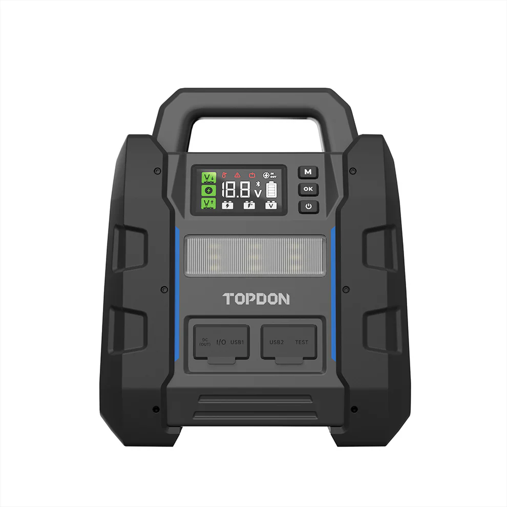 TOPDON 2-in-1 4500 Peak Amp Jump Starter & Battery Tester - Image 4