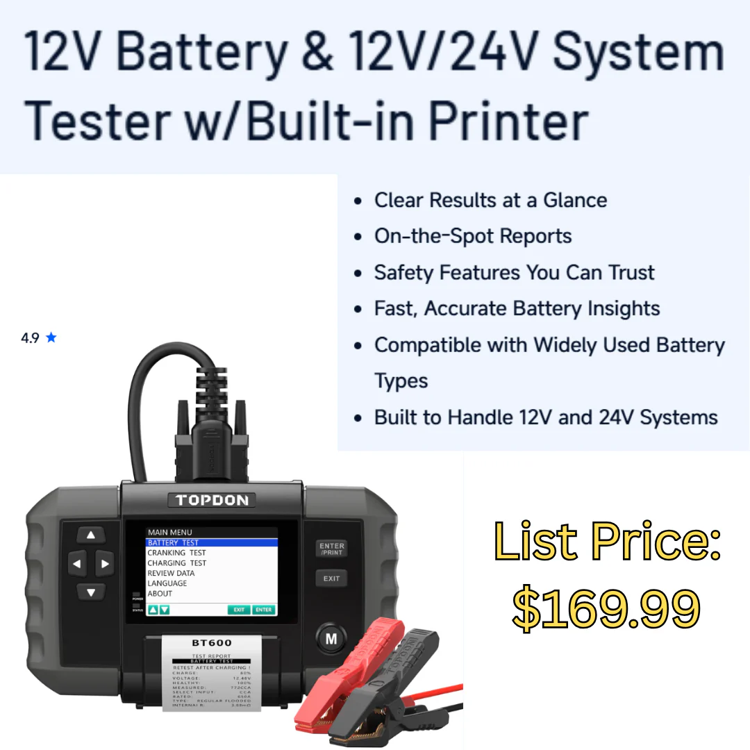 TOPDON Phoenix Max Automotive & Heavy Duty Diagnostic Bundle - Image 5