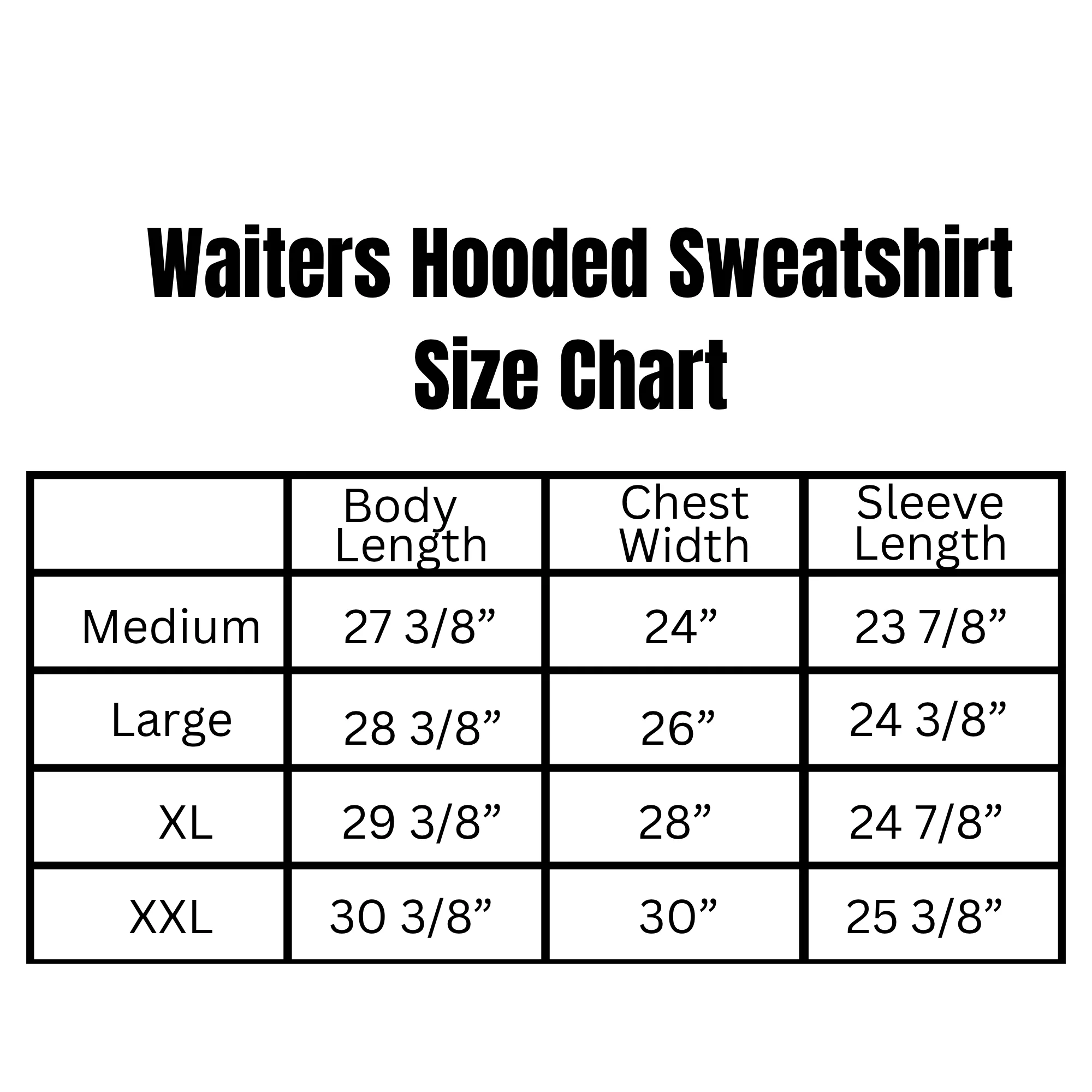 Waiters Gonna Wait Hooded Sweatshirt - Image 6